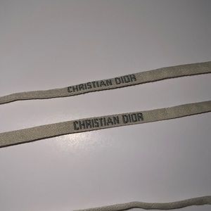 Authentic Christian Dior Shoe Laces